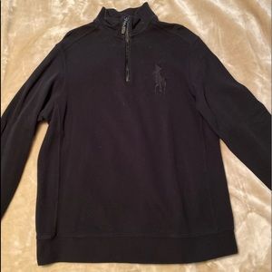 RALPH LAUREN QUARTER ZIP SWEATER